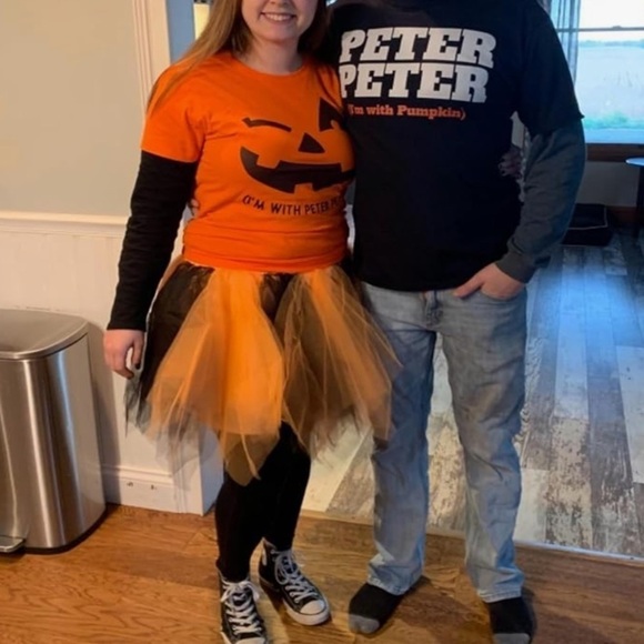 Spirit Orange and Black Tulle Skirt - Picture 4 of 7